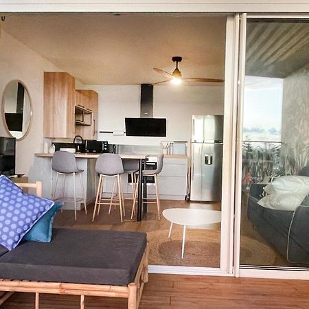 Le Petrel Bleu - Appartement Sur La Plage Des Tortues A Сен-Лё Экстерьер фото